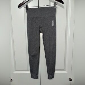Gymshark Lightweight Vital Seamless Contour Power Leggings Grey S